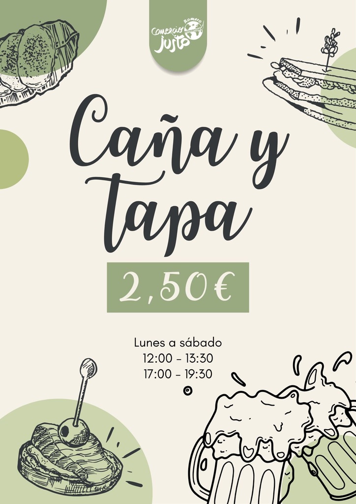 CAÑA Y TAPA