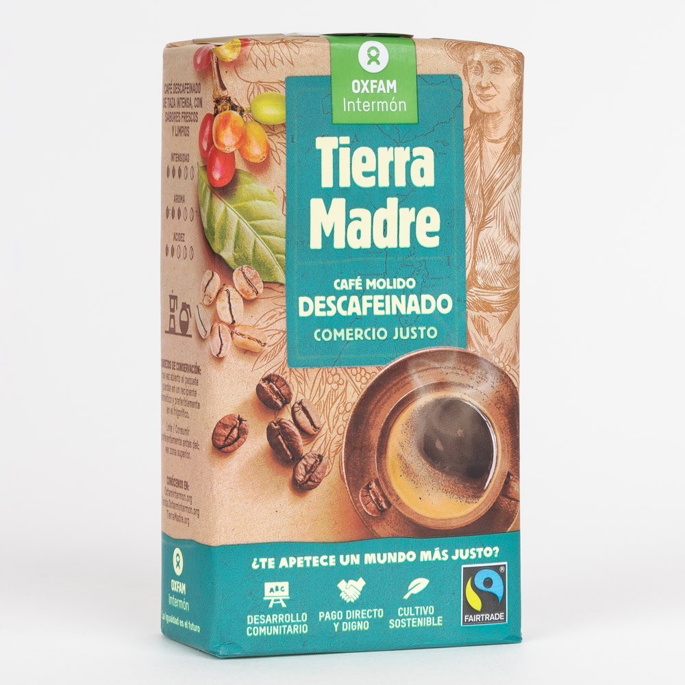 CAFÉ MOLIDO DE TUESTE NATURAL DESCAFEINADO 250 GR