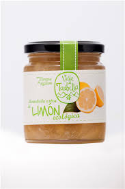 MERMELADA ECOLOGICA CON AZUCAR DE CAÑA SABOR LIMON 330GR.