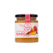 MERMELADA ECOLÓGICA DE MANGO CON AZÚCAR DE CAÑA 330GR.