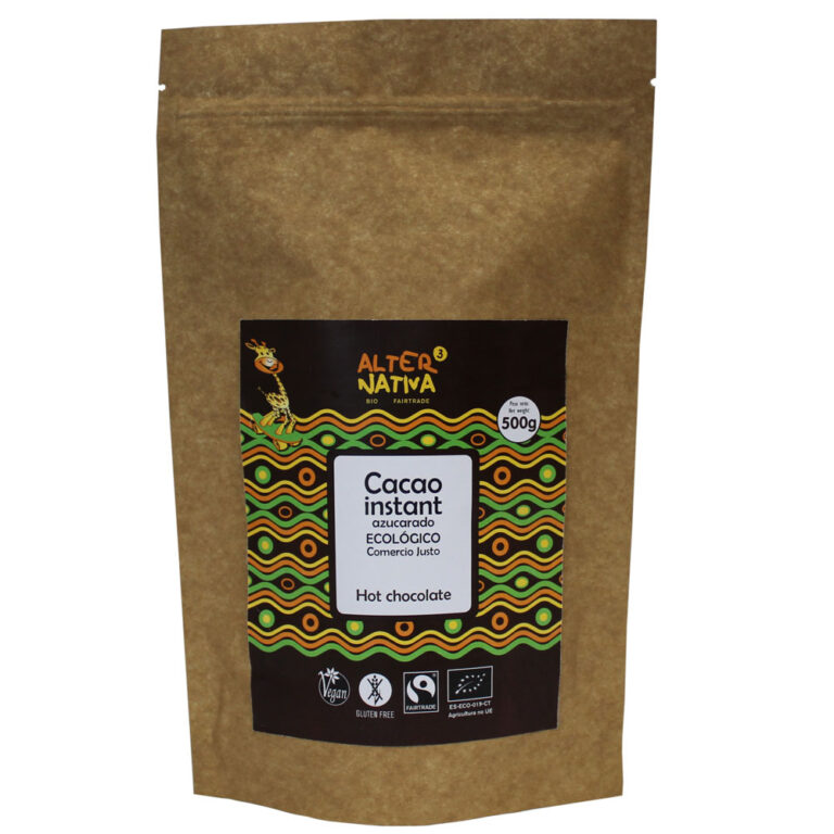 CACAO INSTANTÁNEO DESGRASADO BIO 500 GR