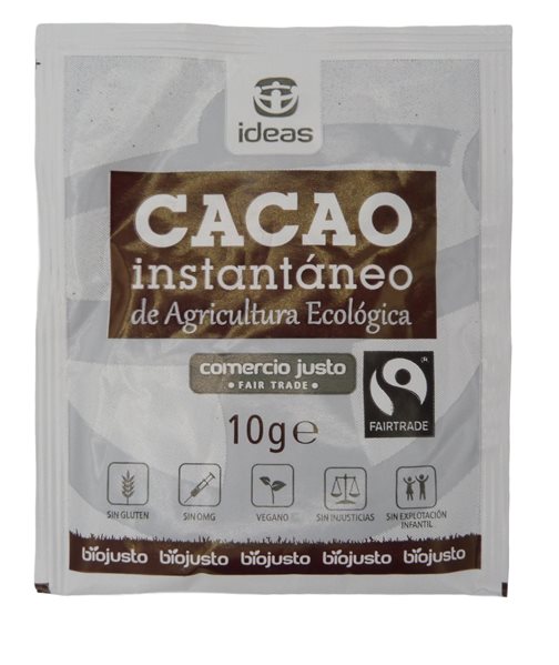 CACAO INSTANTÁNEO MONODOSIS BIO 100UDS