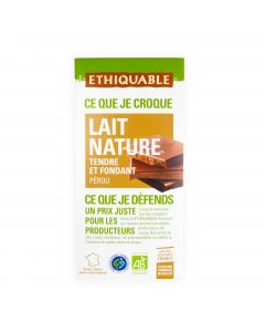 CHOCOLATE CON LECHE CACAO 56%  100GR