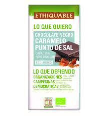 CHOCOLATE NEGRO CON CARAMELO AL PUNTO DE SAL 100 GR