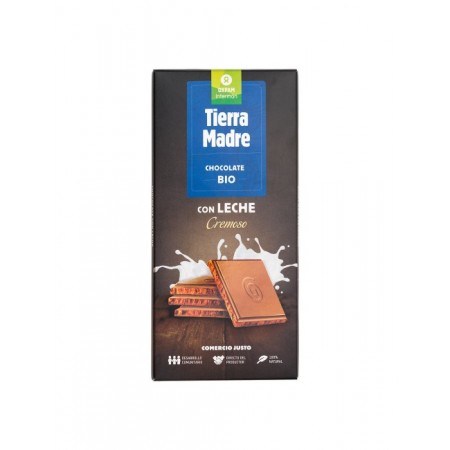 CHOCOLATE CON LECHE CREMOSO 100 GR (OXFAM)