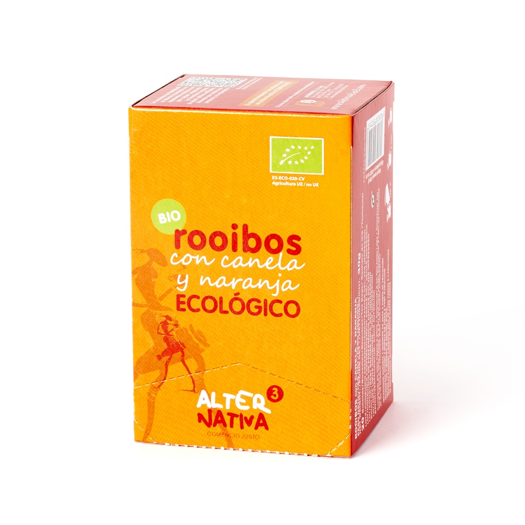 ROOIBOS CON CANELA Y NARANJA 20 BOLSITAS