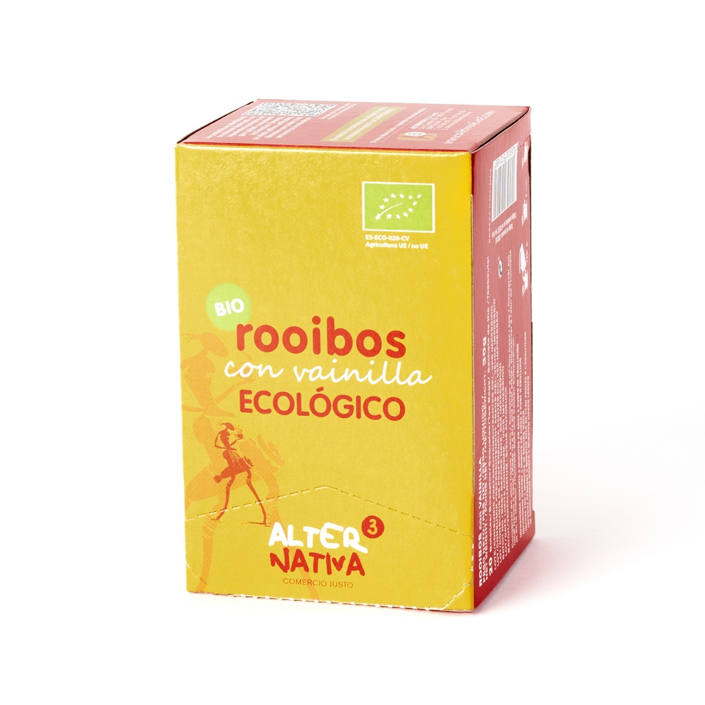 ROOIBOS CON VAINILLA ECOLÓGICO 20 BOLSITAS