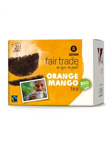 TE NEGRO CON MANGO Y NARANJA BIO 20 BOLSITAS