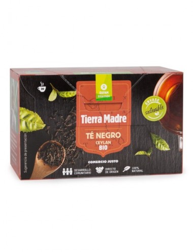 TÉ NEGRO CEYLAN ECOLÓGICO 20 BOLSITAS