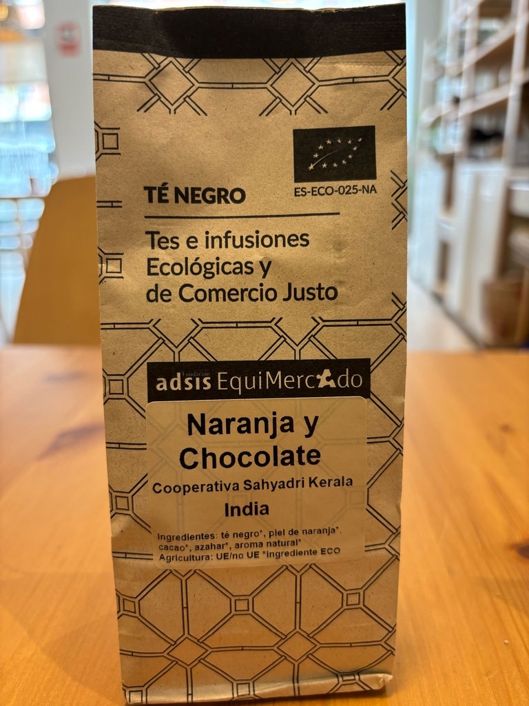 TÉ NEGRO NARANJA Y CHOCOLATE