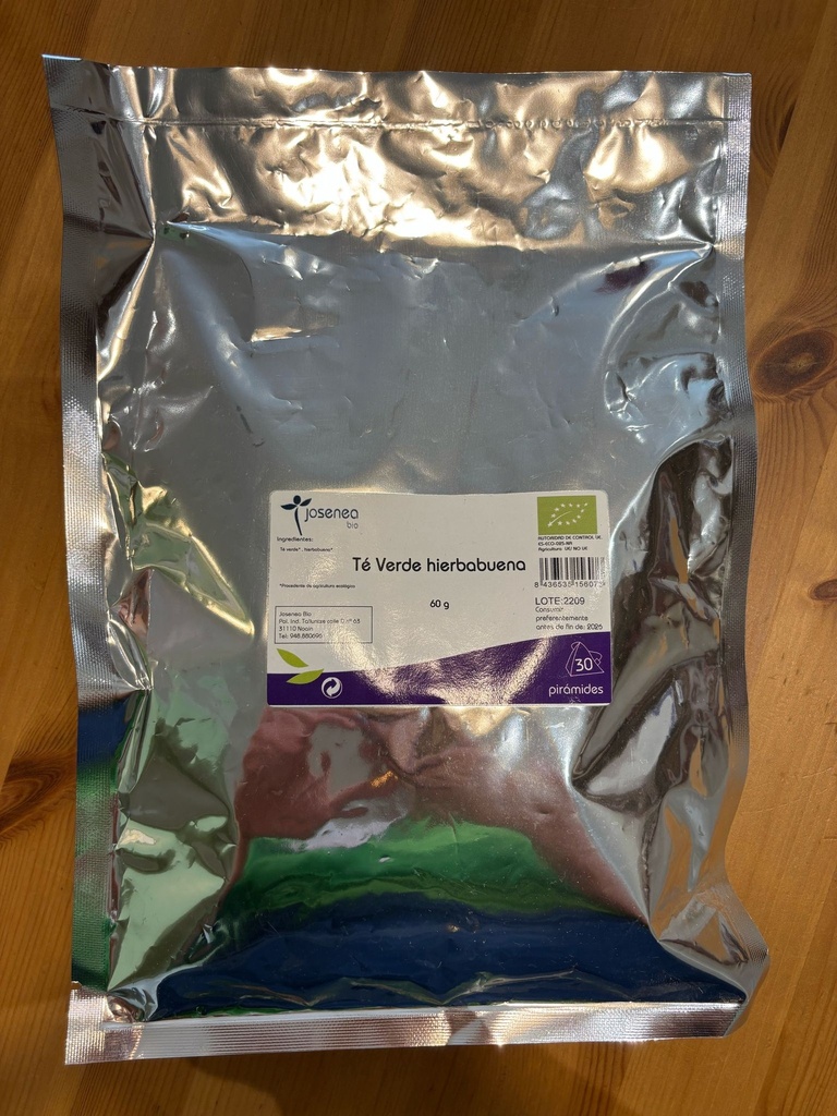 TÉ VERDE HIERBABUENA 60g